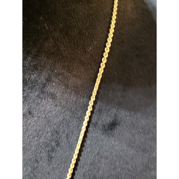 Womens Gold Tone Anne Klein Lion Head Square Pendant Necklace /Spring Ring Clasp - Picture 4 of 6